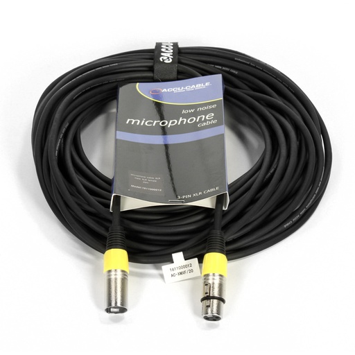 [1611000012] Accu Cable - AC-XMXF/20 microphone cable XLR/XLR 20m