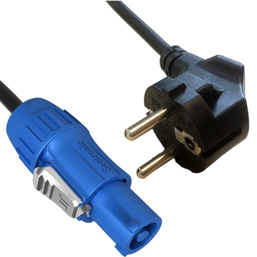 [1621000107] Accu Cable - MPC Locking Power - CEE 7/7 2m