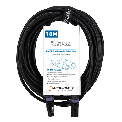 [1611000068] Accu Cable - AC-PRO XLR audio cable 10,0m