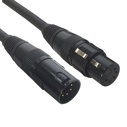[1621000023] Accu Cable - AC-DMX5/10 - 5 p. XLRm/5 p. XLR f 10m
