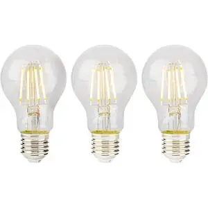 [LBFE27A601P3] Nedis - Ampoule LED E27 - 4W - Blanc chaud - Boite de 3 ampoules