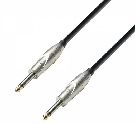 [K3IPP0600S] Adam Hall - Jack mono 6,3mm > Jack mono 6,3mm - Câble 6 m