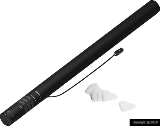 [EC04WHH] Magic FX - EC04WHH - Canon à confettis - 80cm - Coeur blanc