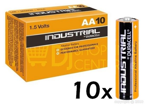 [H 98040] Duracell Industrial - 1,5 Volt - LR06 - AA - Pack 10 pcs