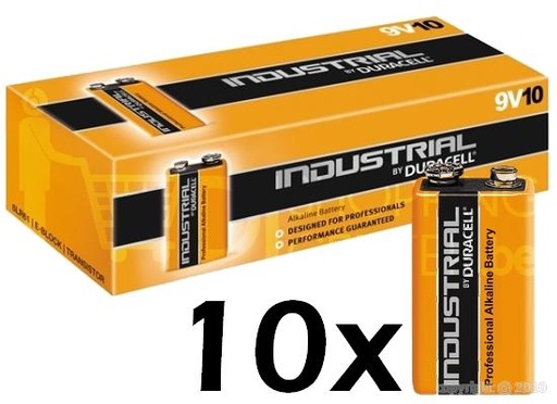 [DUR-PC16049V] Duracell Procell - 9 Volts - Pack 10 pcs