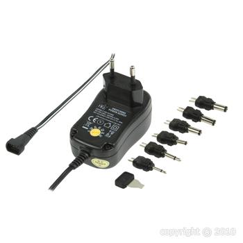 [N p.sup.eu1000] HQ - Adaptateur AC/DC universel 1000 mAh - 3-12v