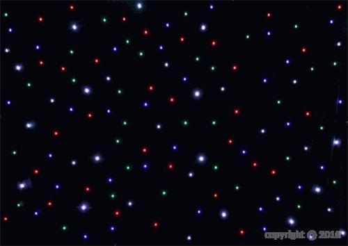 [L Led-curtain-opt] Ibiza Light - LED Curtain RGBW - 3m x 2m - sans boitier d'alimentation DMX