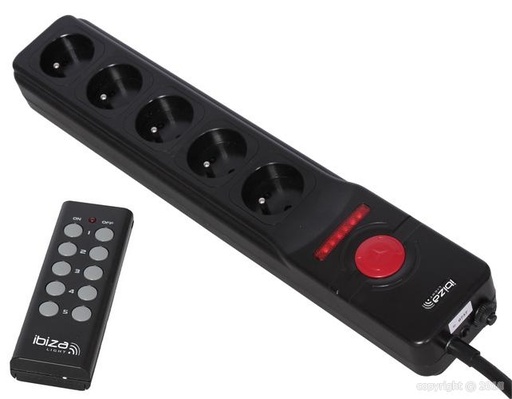 [L  LC506W-FR] Ibiza Light - Multiprises avec télécommande