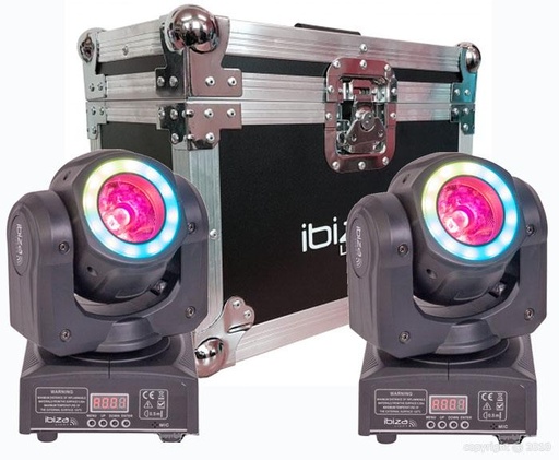 [L Pack-MHB40FX+FC] Ibiza Light - Promo pack - 2 x MH Beam 40 FX + Flightcase
