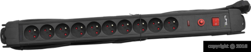 [L MS10WAY] Multiprises à 10 prises avec disjoncteur - 3m
