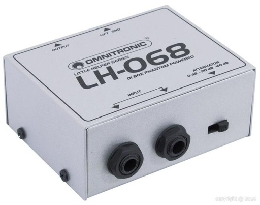 [S 10355068] Omnitronic - LH-068 - DI Box active