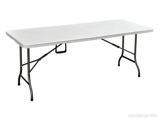 [V FP180] Perel - Table pliante - 180 x 75 x 74cm