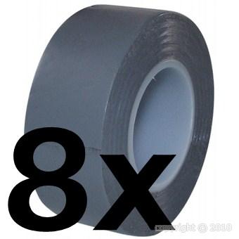 [580813BLK] 10x Tape PVC - 19mm x 20m - Noir