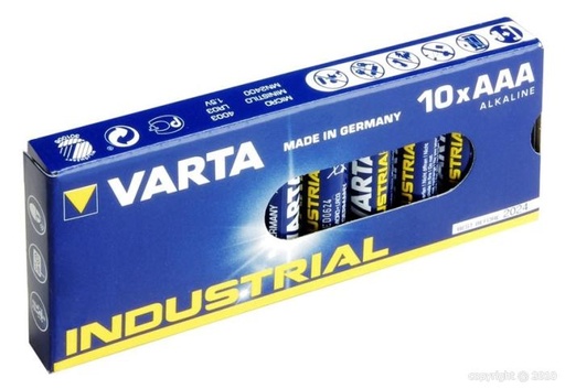 [VIMN4003] Varta Industrial - 1,5 Volt - LR03 - AAA - Pack 10 pcs