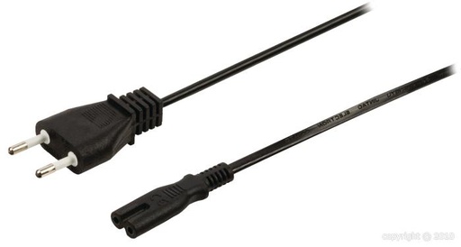 [PCGP11040BK20] Nedis - Câble d'alimentation - 230v M > IEC 320-C7 - 2m