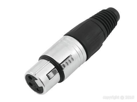 [NC3FX] Neutrik - NC-3-FX - XLR Femelle 3 pin