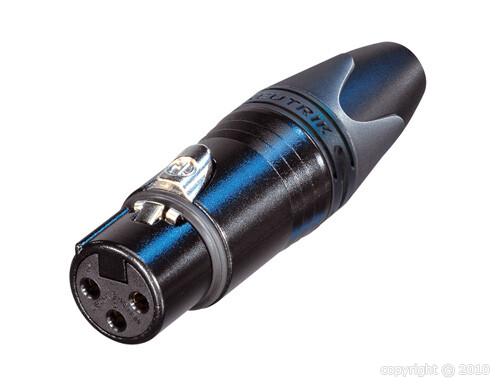 [NC3FXX-Bag] Neutrik - NC-3-FXX-Bag - XLR Femelle 3 pin - Noir