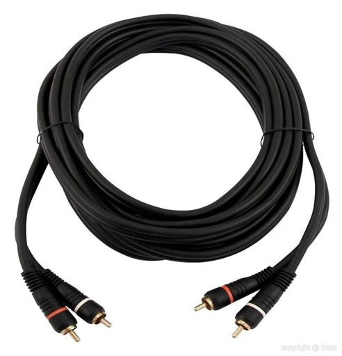 [30209382] Omnitronic - 2 RCA Male L/R > 2 RCA Male L/R - Câble 15 m