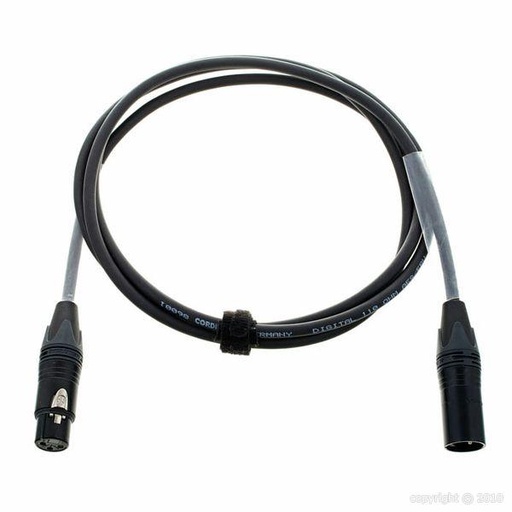 [ELC CPD2FM] Cordial - CPD2FM - Câble DMX - XLR 3 pin - 2m
