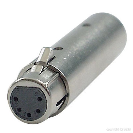 [FLA30] DAP Audio - FLA30 - 3p. XLR M > 5p. XLR F - DMX Adapter