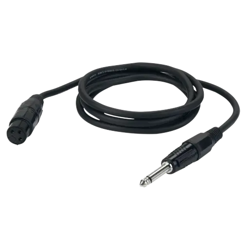 [FL026] DAP Audio - Jack 6,3mm Mono > XLR Femelle - Câble 6 m