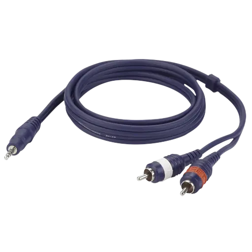 [FL30150] DAP Audio - Stereo mini Jack 3,5mm > 2 RCA Male L/R - Câble 1,5 m