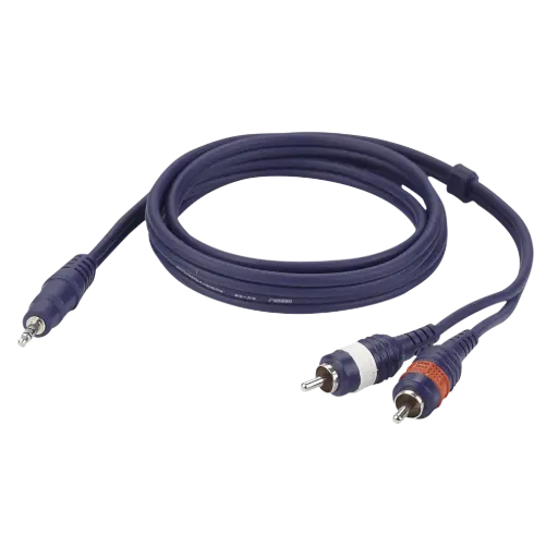 [FL306] DAP Audio - Stereo mini Jack 3,5mm > 2 RCA Male L/R - Câble 6 m