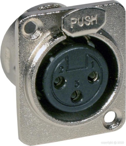 [B1306] JB Systems - XLR Femelle 3 pin - chassis - 2 pièces