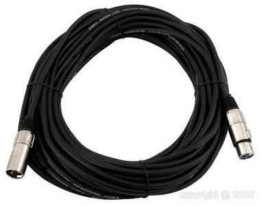 [30220595] Omnitronic - Câble XLR 3pin mâle - XLR 3 pin femelle - 30 m