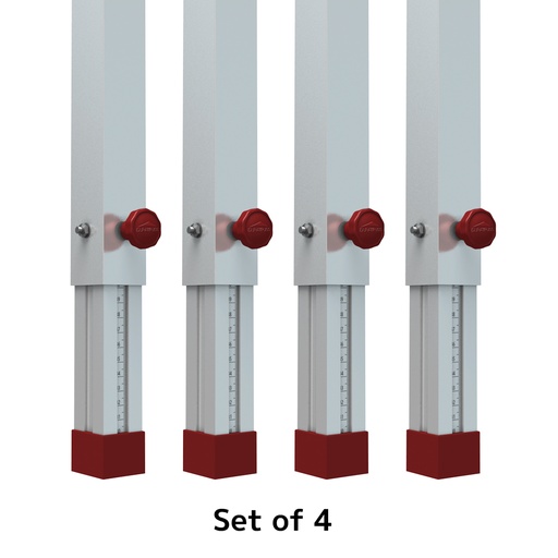 [1712000026] Durastage - Vario Leg Set 80-140cm (4 pcs)