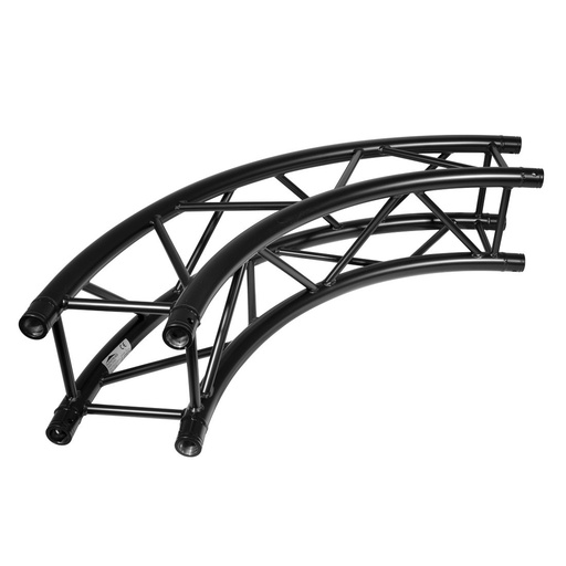 [1724300035] Duratruss - DT 34/2-Circle Part-7m-45° Black