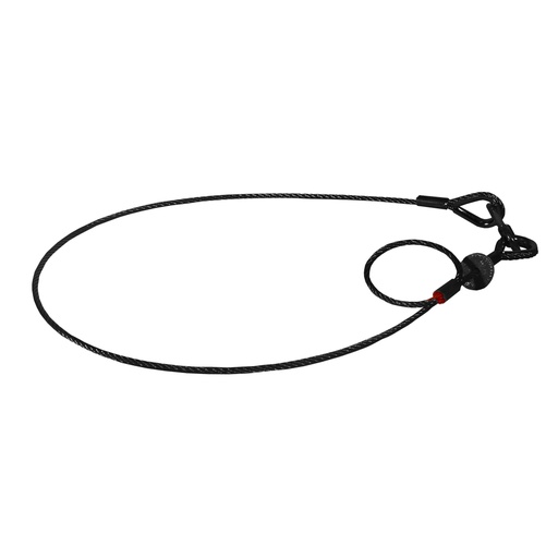 [1744000112] Duratruss - DT SAVEKING® 3mm, 1,0m, 20kg, DGUV Black