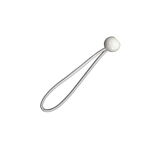 [1749000084] Duratruss - DT Ball Bungee 5mm white 20cm (Set:25pc)