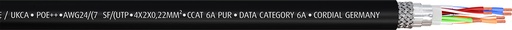 [ECL CCAT6A-PUR-100] Cordial - CCAT6A-PUR-100