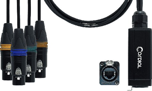 [ELC CDX0.7F5QUAD-DMX] Cordial - ELC CDX0.7F5QUAD-DMX