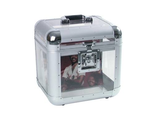 [30110038] ROADINGER Record Case ALU 75/25, rounded, acryl