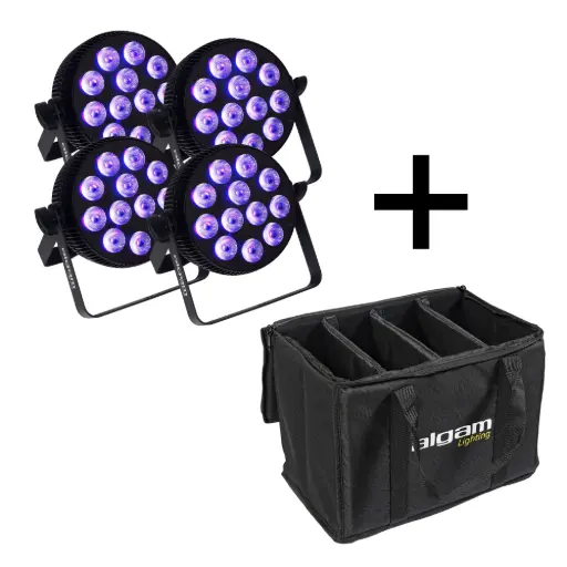 Algam Lighting - SLIMPAR-1210-HEX (4 PACK)