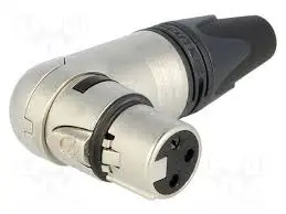 [NC3FRX] Neutrik - NC3FRX - XLR femelle 3 pin coudé