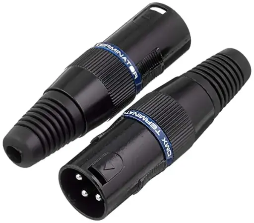 [K3DMXT3] Adam Hall - 3 STAR DMX T3 - Terminaison DMX 3pins - 2 pièces