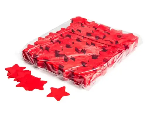[CON03RD] Magic FX - Confettis papier - 1kg - Etoiles - Rouge