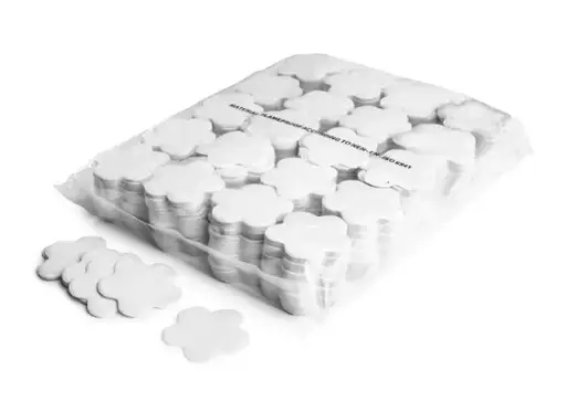 [CON06WH] Magic FX - Confettis papier - 1kg - Fleurs - Blanc