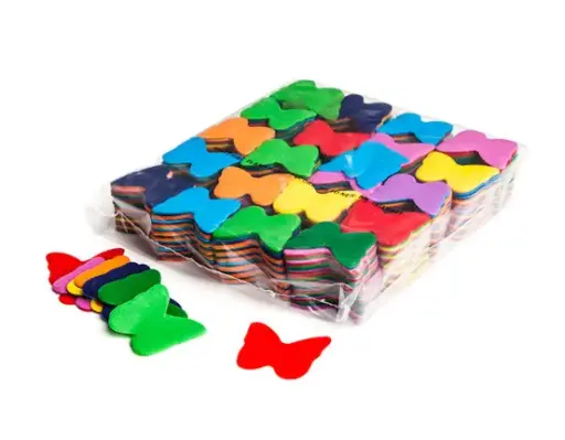 [CON07MC] Magic FX - Confettis papier - 1kg - Papillons - Multi couleurs