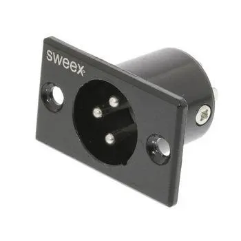 [SWOP15910B] Sweex - XLR mâle - chassis - 3 pin