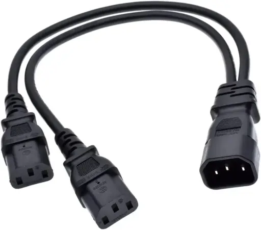 [IECY30] Câble en Y IEC - C14 > 2xC13 - 30cm