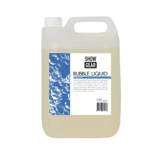 [80360]  Showgear - Bubble Liquid - 5L - Prêt à l'emploi